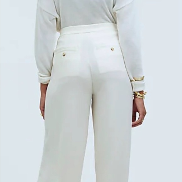 NWT Madewell size 2 The Rosedale high rise straight pant in crepe - Picture 3 of 13